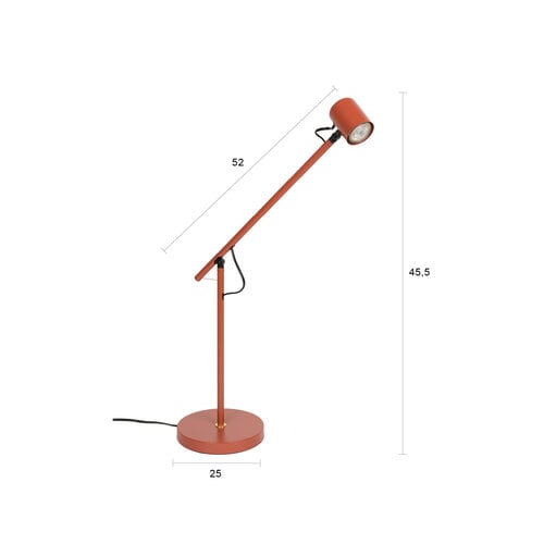 Aero bureaulamp rood Aero bureaulamp rood
