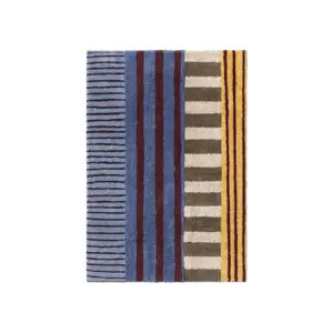 Lorena Canals Color on indigo blue wasbaar tapijt Lorena Canals Color on indigo blue wasbaar tapijt