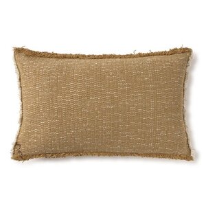 Lorena Canals Handloom coussin rectangulaire ocre