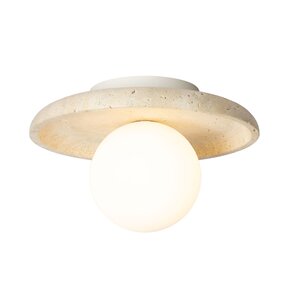 It’s about RoMi Tivoli plafonnier / applique murale travertin blanc