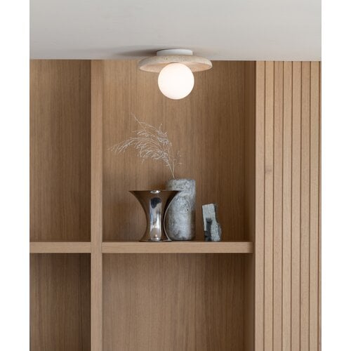 It’s about RoMi Tivoli plafondlamp / wandlamp travertin white It’s about RoMi Tivoli plafondlamp / wandlamp travertin white