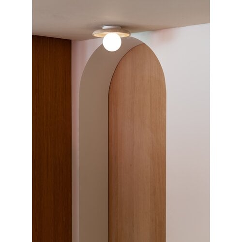 It’s about RoMi Tivoli plafondlamp / wandlamp travertin white It’s about RoMi Tivoli plafondlamp / wandlamp travertin white