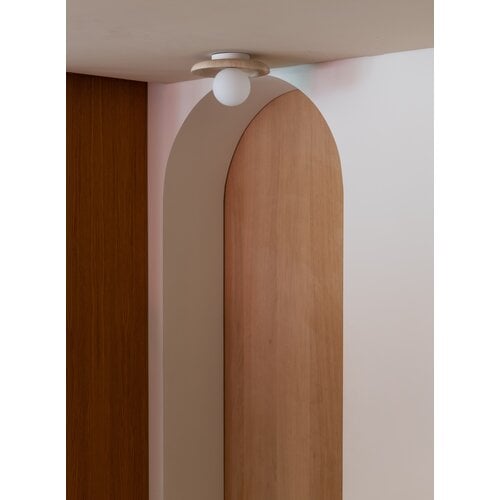 It’s about RoMi Tivoli plafondlamp / wandlamp travertin white It’s about RoMi Tivoli plafondlamp / wandlamp travertin white