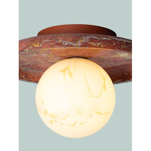 It’s about RoMi Tivoli plafondlamp / wandlamp travertin terra It’s about RoMi Tivoli plafondlamp / wandlamp travertin terra