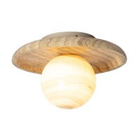 Tivoli plafondlamp / wandlamp travertin sand