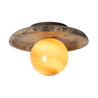 Tivoli plafondlamp / wandlamp marmer bruin