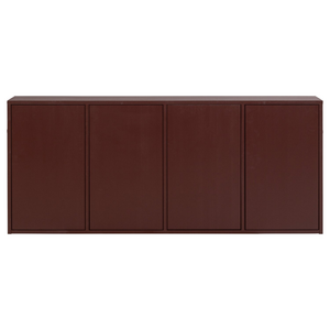 WOOOD Merel dressoir grenen bordeauxrood WOOOD Merel dressoir grenen bordeauxrood