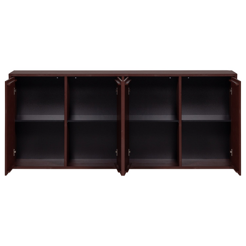 WOOOD Merel dressoir grenen bordeauxrood