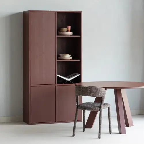 WOOOD Merel opbergkast bordeaux