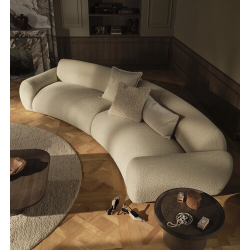 Bolia Tova tapis rond gris clair Bolia Tova tapis rond gris clair