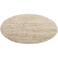 Lorie tapis rond beige clair