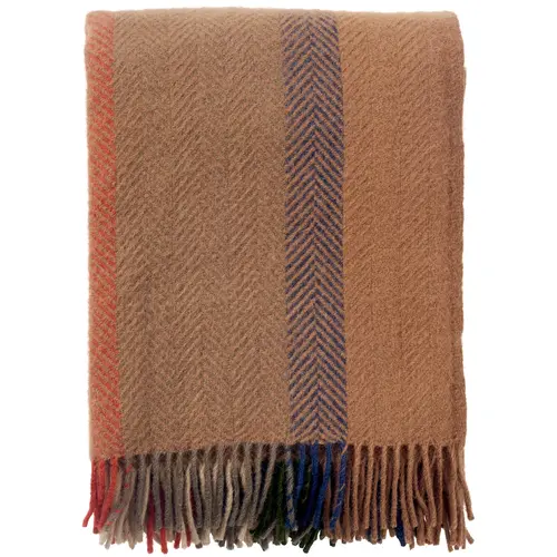 Klippan Birka plaid autumn clay Klippan Birka plaid autumn clay
