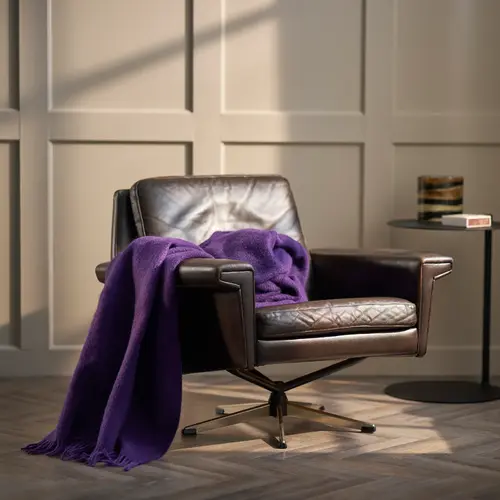 Klippan Gotland plaid plum Klippan Gotland plaid plum