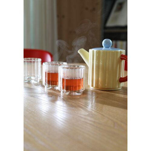 &Klevering Tube glas helder - set van 2
