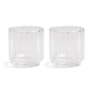 &Klevering Tube glas helder - set van 2 &Klevering Tube glas helder - set van 2