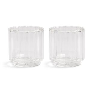 &Klevering Tube verre transparent - lot de 2 &Klevering Tube verre transparent - lot de 2