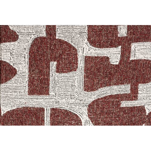 Zuiver Ridge deco symbols eetkamerstoel met armleuningen rood Zuiver Ridge deco symbols eetkamerstoel met armleuningen rood