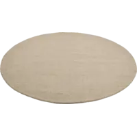 Elysa tapis rond gris clair