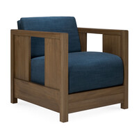 Roan loungestoel teak wild brown
