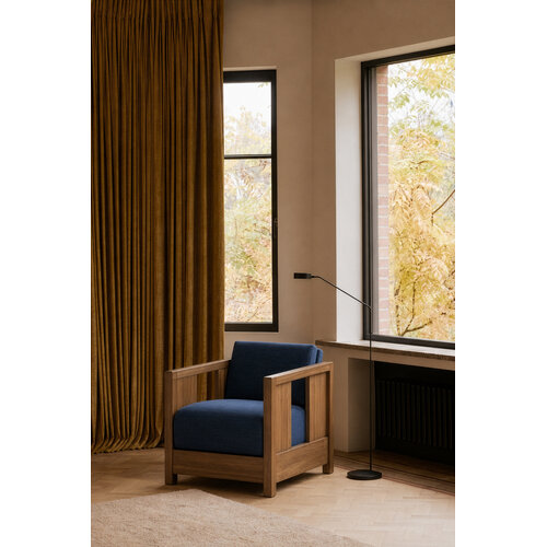 Ethnicraft Roan loungestoel teak wild brown