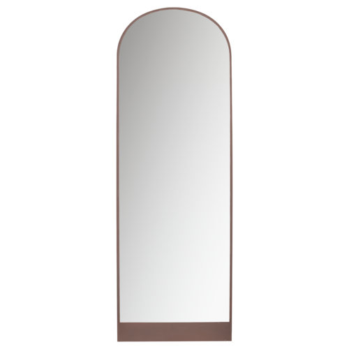 WOOOD Solari miroir sur pied bois brillant brun foncé WOOOD Solari miroir sur pied bois brillant brun foncé