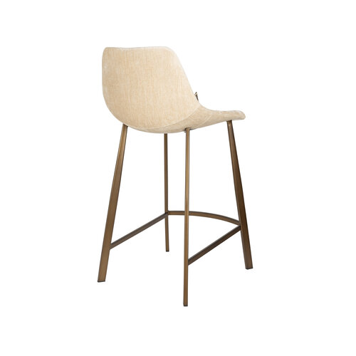 Dutchbone Franky tabouret de bar beige H assise 65 Dutchbone Franky tabouret de bar beige H assise 65