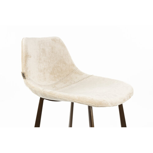 Dutchbone Franky tabouret de bar beige H assise 65 Dutchbone Franky tabouret de bar beige H assise 65