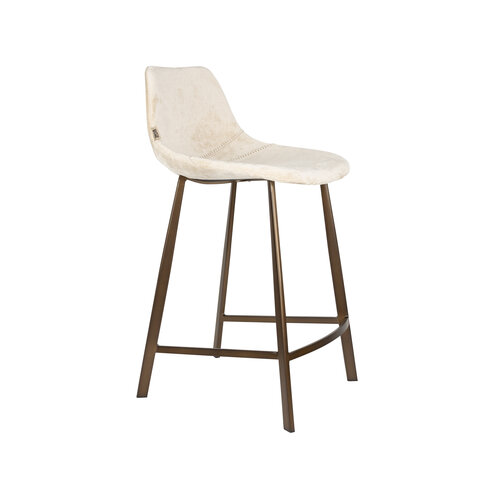 Dutchbone Franky tabouret de bar beige H assise 65 Dutchbone Franky tabouret de bar beige H assise 65