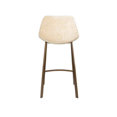 Dutchbone Franky tabouret de bar beige H assise 65 Dutchbone Franky tabouret de bar beige H assise 65