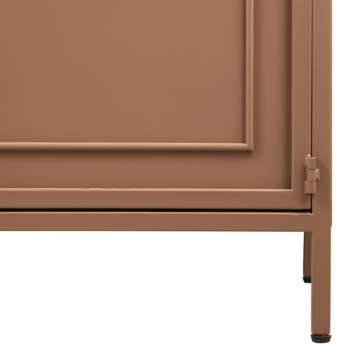 WOOOD Ronja vitrinekast xl metaal military brown WOOOD Ronja vitrinekast xl metaal military brown