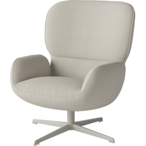 Bolia Ripon fauteuil inclusief voetenbankje - Ascot Beige - Grijze poot - TOONZAALMODEL Bolia Ripon fauteuil inclusief voetenbankje - Ascot Beige - Grijze poot - TOONZAALMODEL
