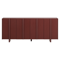 Basu dressoir grenen bordeauxrood
