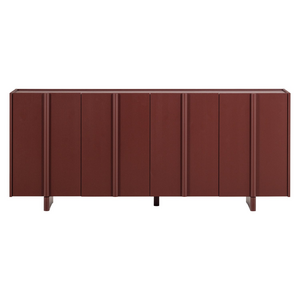 WOOOD Basu dressoir grenen bordeauxrood WOOOD Basu dressoir grenen bordeauxrood