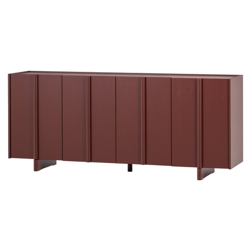 WOOOD Basu dressoir grenen bordeauxrood WOOOD Basu dressoir grenen bordeauxrood