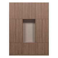Build wandkast combinatie 162 cm eiken decor bruin