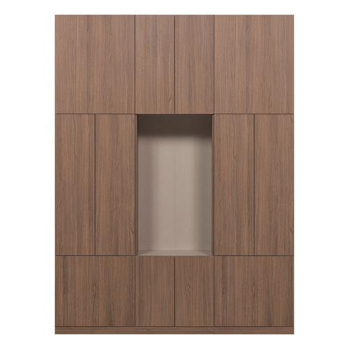 WOOOD Build wandkast combinatie 162 cm eiken decor bruin WOOOD Build wandkast combinatie 162 cm eiken decor bruin