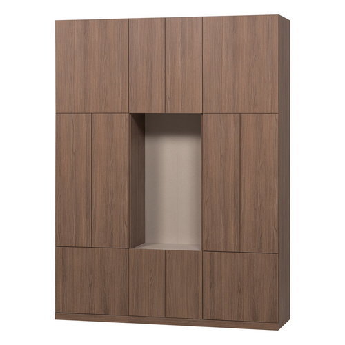 WOOOD Build wandkast combinatie 162 cm eiken decor bruin WOOOD Build wandkast combinatie 162 cm eiken decor bruin
