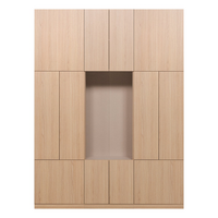 Build wandkast combinatie 162 cm eiken decor naturel