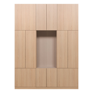 WOOOD Build combinaison d'armoires murales 162 cm décor chêne naturel