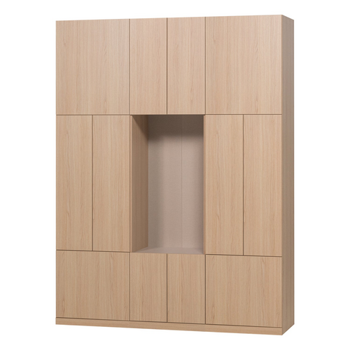 WOOOD Build wandkast combinatie 162 cm eiken decor naturel WOOOD Build wandkast combinatie 162 cm eiken decor naturel