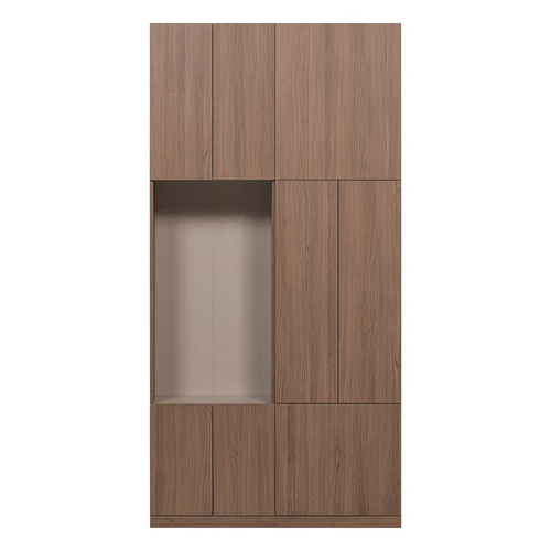 WOOOD Build wandkast combinatie 108 cm eiken decor bruin WOOOD Build wandkast combinatie 108 cm eiken decor bruin
