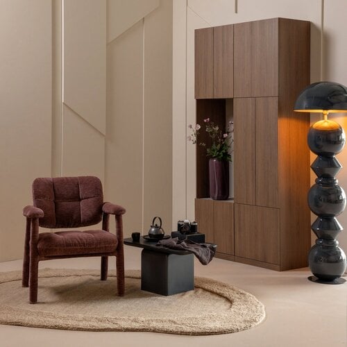 WOOOD Build wandkast combinatie 108 cm eiken decor bruin WOOOD Build wandkast combinatie 108 cm eiken decor bruin