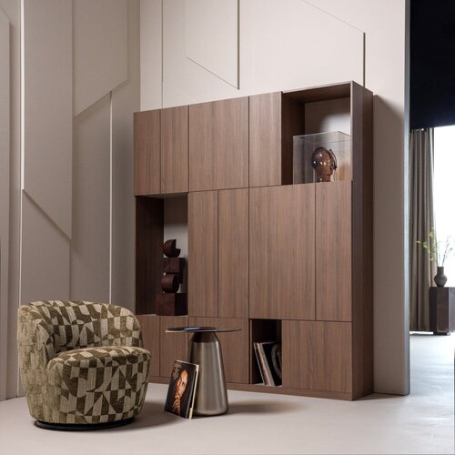 WOOOD Build opbergkast 80 cm eiken decor bruin WOOOD Build opbergkast 80 cm eiken decor bruin