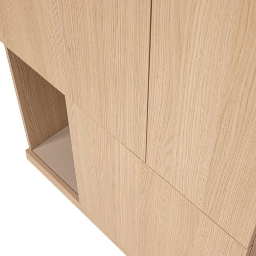 WOOOD Build opbergkast 80 cm eiken decor naturel WOOOD Build opbergkast 80 cm eiken decor naturel