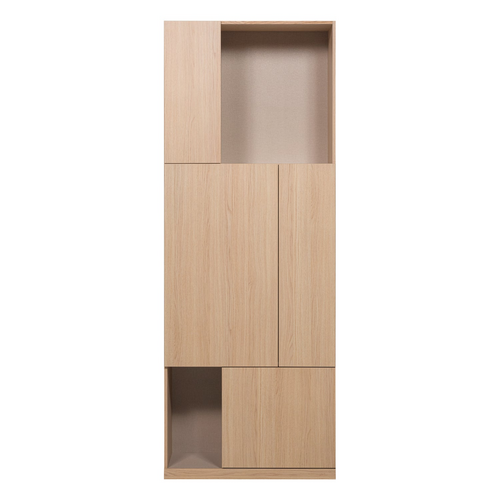 WOOOD Build opbergkast 80 cm eiken decor naturel WOOOD Build opbergkast 80 cm eiken decor naturel