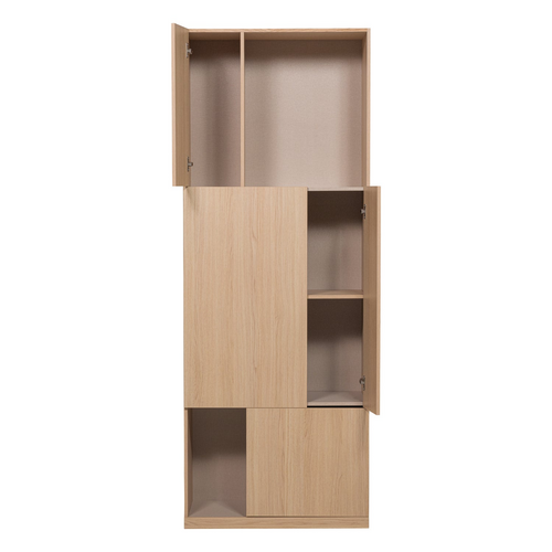 WOOOD Build opbergkast 80 cm eiken decor naturel WOOOD Build opbergkast 80 cm eiken decor naturel