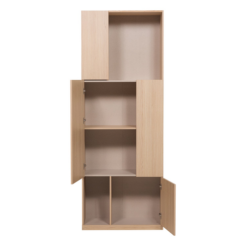 WOOOD Build opbergkast 80 cm eiken decor naturel WOOOD Build opbergkast 80 cm eiken decor naturel