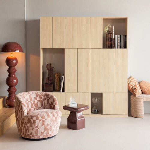 WOOOD Build opbergkast 80 cm eiken decor naturel WOOOD Build opbergkast 80 cm eiken decor naturel