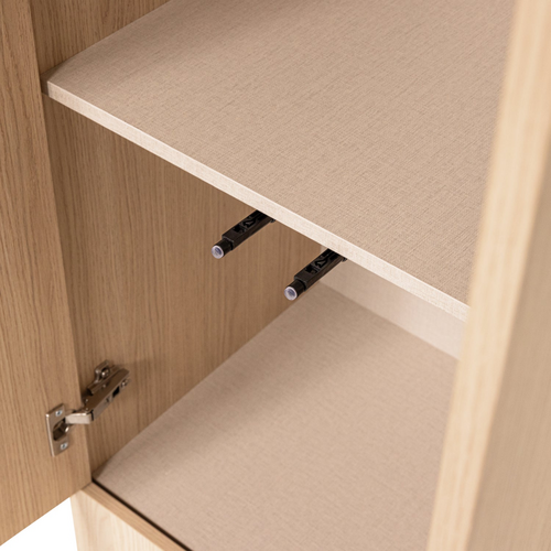 WOOOD Build smalle opbergkast 54 cm eiken decor naturel WOOOD Build smalle opbergkast 54 cm eiken decor naturel