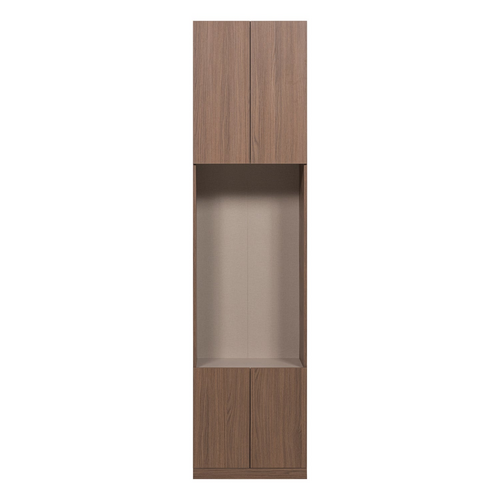 WOOOD Build smalle half open kast 54 cm eiken decor bruin WOOOD Build smalle half open kast 54 cm eiken decor bruin